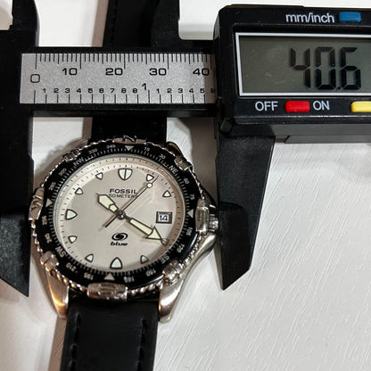 Reloj Fossil Hombre Año 2000 Dial Perlado Blue Serie