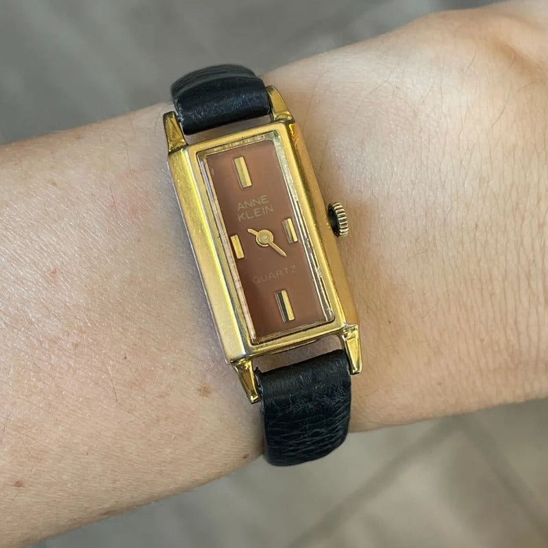 Reloj Anne Klein Mujer Años 90´s Compacto Raro Art-deco