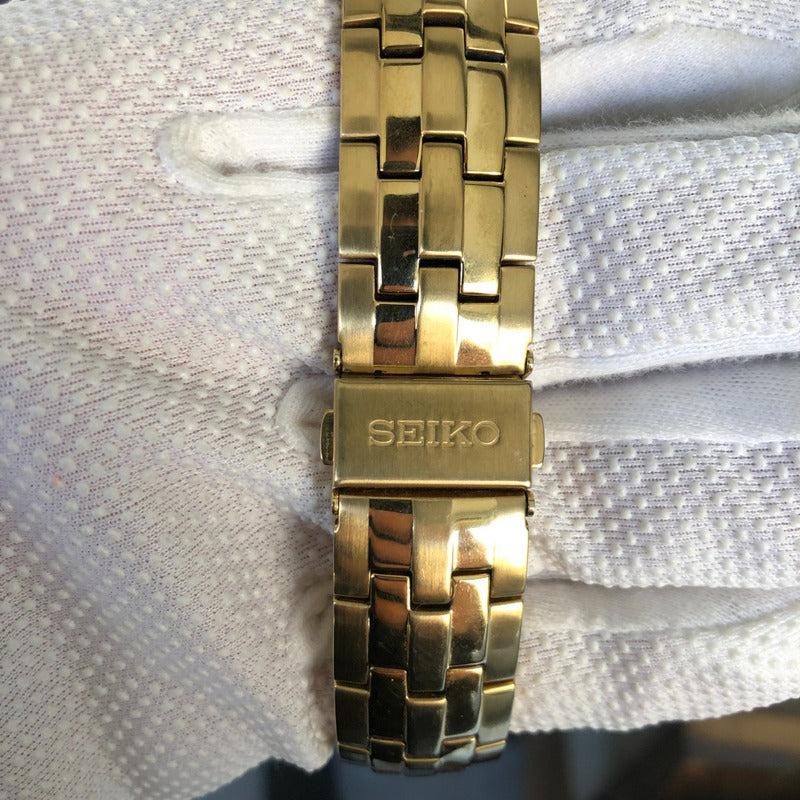 Reloj Seiko Hombre Año 2003 Números Romanos Y Esfera Limpia