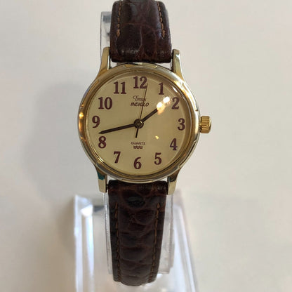 Reloj Timex Easy Reader Mujer Vintage 1998 Dial Crema