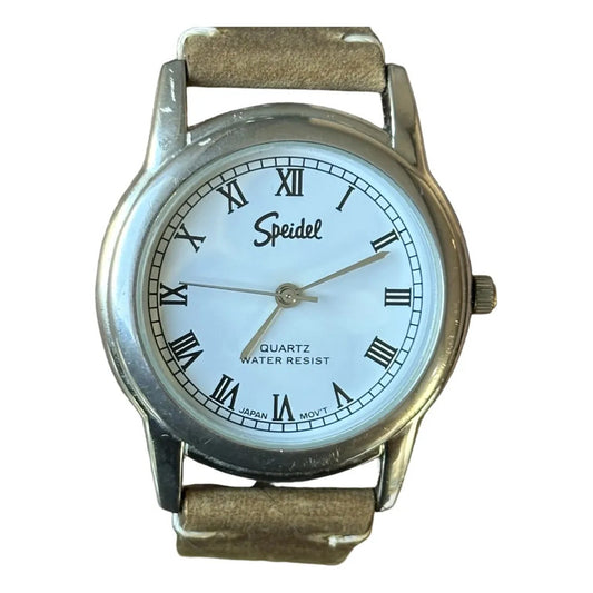 Reloj Speidel Hombre Año 2001 Romano 40mm Pulsera Nueva Raro