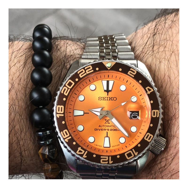 Reloj Seiko Divers 7002-7000 Vintage Dial Naranja Automático