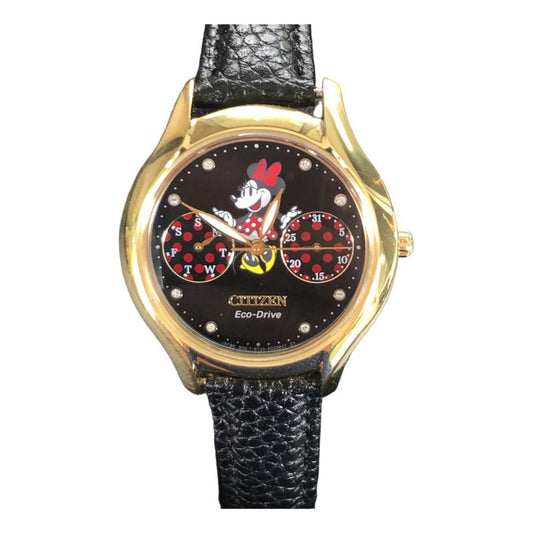 Reloj Citizen Mujer Ecodrive Año 2019 Minnie Mouse Dorado