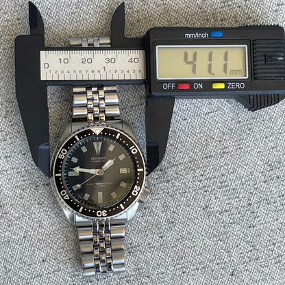 Reloj Seiko Hombre Año 1993 Diver Automático Negro 17J 7002