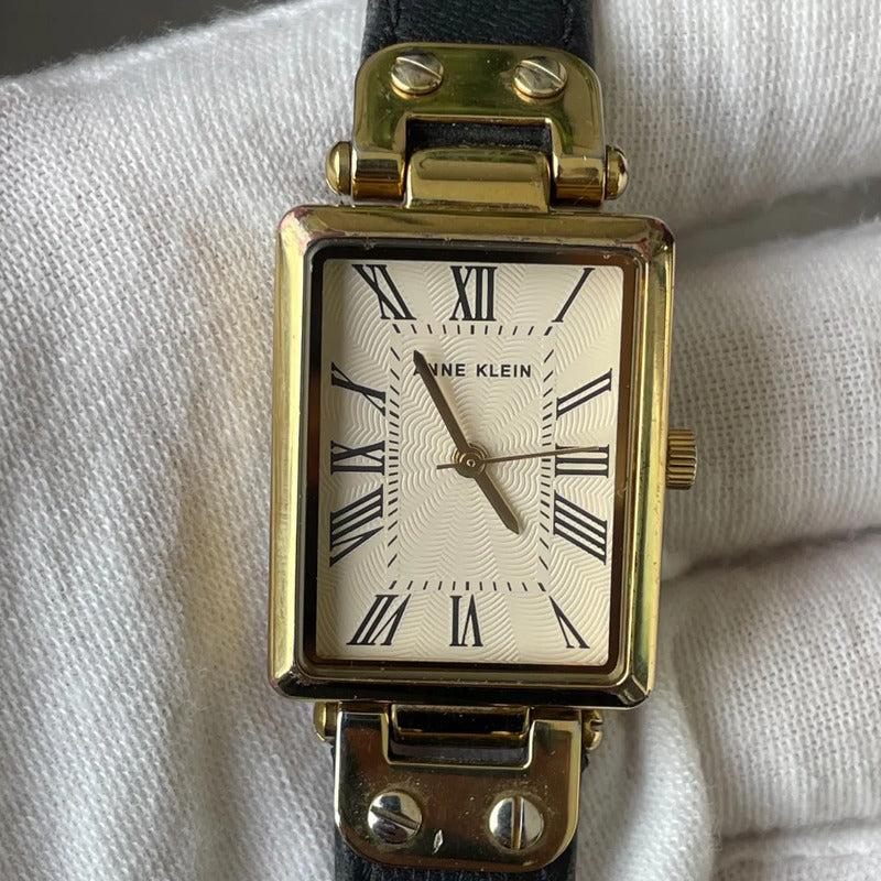 Reloj Anne Klein Mujer 1998 Rectangular Guilloché