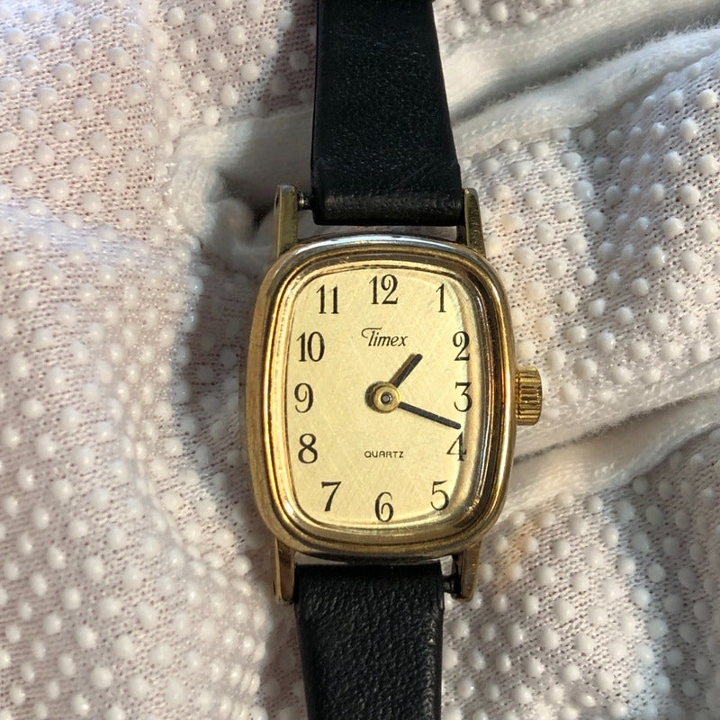 Reloj Timex Mujer Vintage Año 1988 Caja Rectangular Compacto