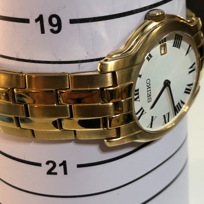 Reloj Seiko Hombre Año 2003 Números Romanos Y Esfera Limpia