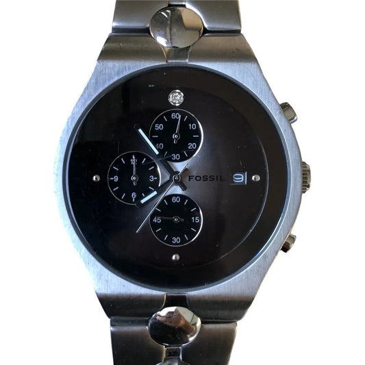 Reloj Fossil Arkitekt Cronógrafo Acero Año 2004 Degradé Escaso