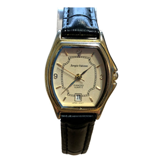 Reloj Sergio Valente Diamond Quartz Mujer Vintage Fines 80´s