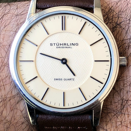 Reloj Stührling Hombre Año 2012 Swiss Cristal Krysterna