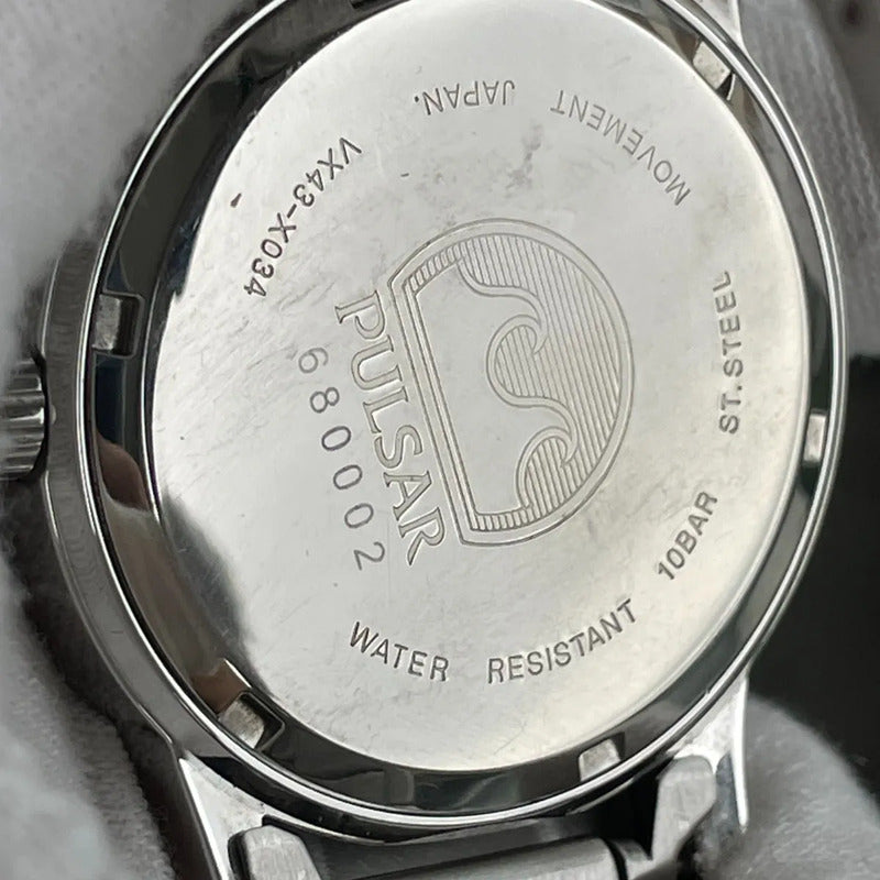 Reloj Pulsar By Seiko VX43 Hombre Año 2016 Azul Acero