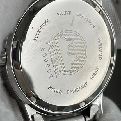 Reloj Pulsar By Seiko VX43 Hombre Año 2016 Azul Acero