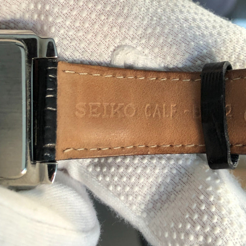 Reloj Seiko Multifunción Hombre Año 2006 Rectangular Japonés