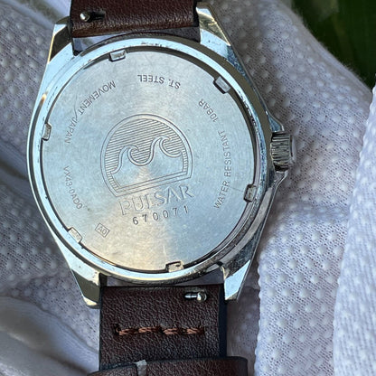 Pulsar By Seiko Hombre1996 Railroad Approved Lume Completo