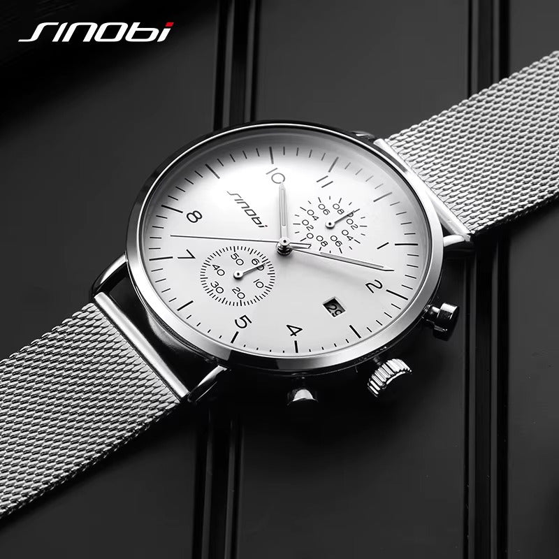 Reloj Sinobi Pulsera Acero Inoxidable Hombre