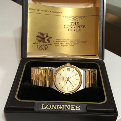 Reloj Longines Hombre Año 1984 Reloj Olímpico Único Caja Original