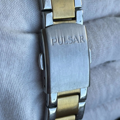 Reloj Pulsar By Seiko Mujer Años 2010s Bisel Con Cristales Vj21