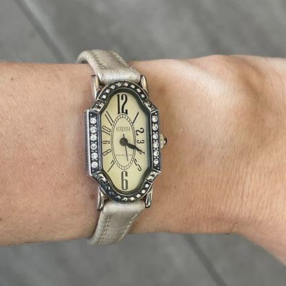 Reloj Ecclissi Mujer 2000s Plata Esterlina 925 Art Deco Raro
