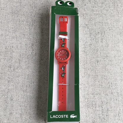Reloj Lacoste Pixelcroc Niños 2021 Rojo Original Con Caja