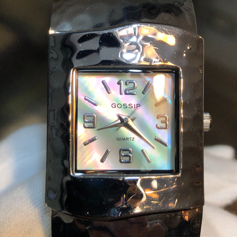 Reloj Gossip Mujer Años 2000 Efecto Martillado Japan Mov.