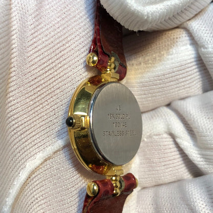 Reloj Jacques Edho Paris Años 80s Vintage Chapado Oro18k