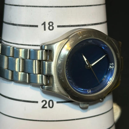 Reloj Fossil Kaleido Illinois Hombre 1998 Dial Óptico Azul Raro