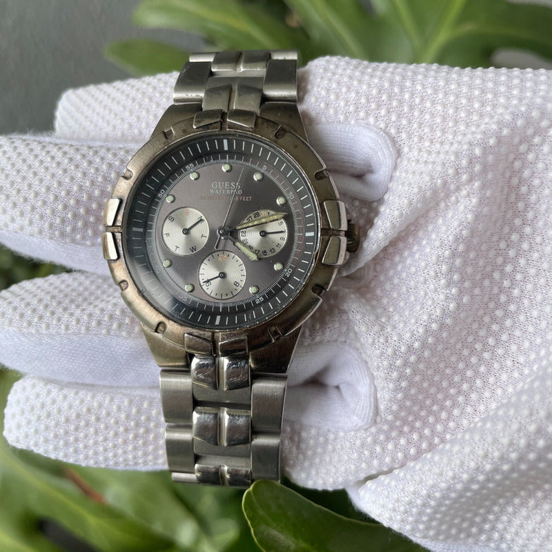 Guess Raro Reloj Guess Hombre Vintage 1999 Multifunción Daytona Style Raro – Don Crono