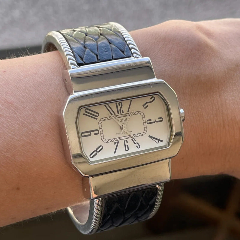 Reloj Ecclissi Mujer 2002 Art Déco Revival Plata Maciza 925