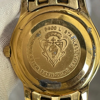 Reloj Gucci Mujer Clásico 90s Zafiro Suizo Funciona Perfecto