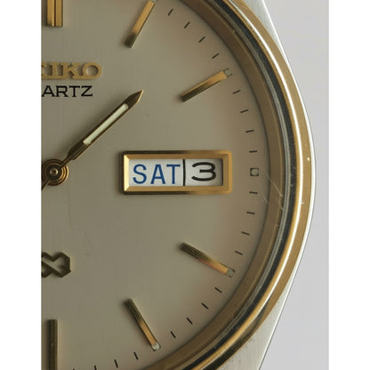 Reloj Seiko Hombre Vintage Año 1997 Two Tone Día-fecha Raro