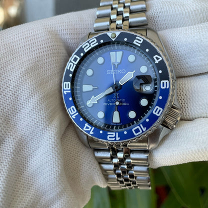 Reloj Seiko Hombre Año 1994 Diver Automático 7002 Azul/negro