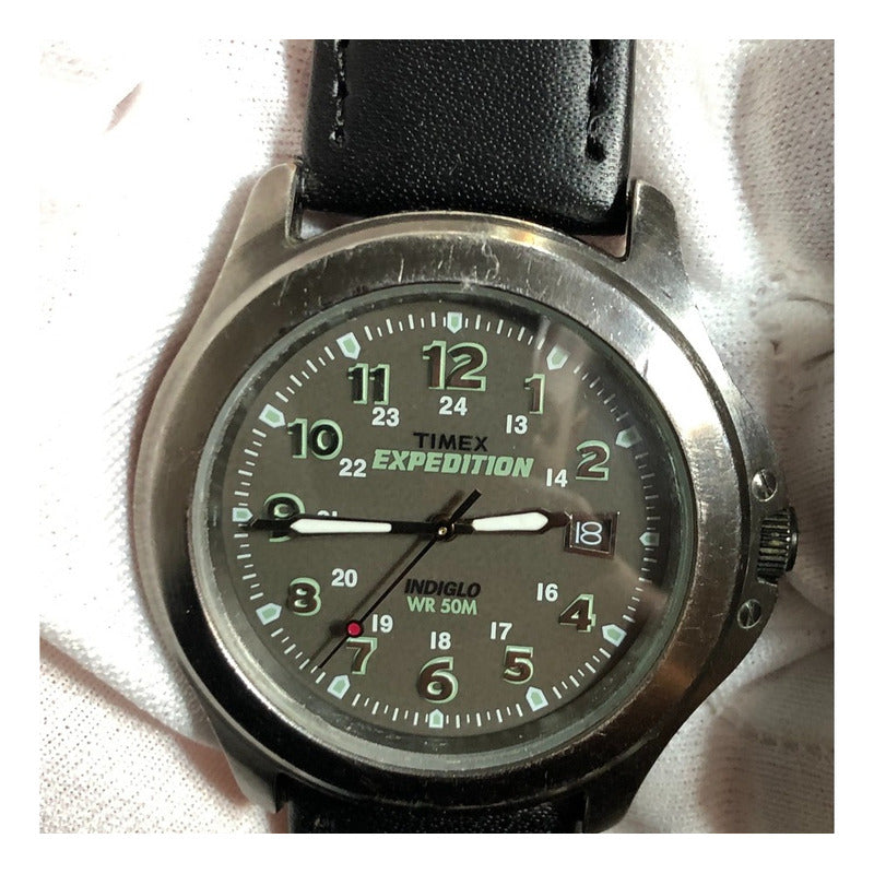 Reloj Timex Expedition Indiglo Verde Oscuro Hombre Años 2000
