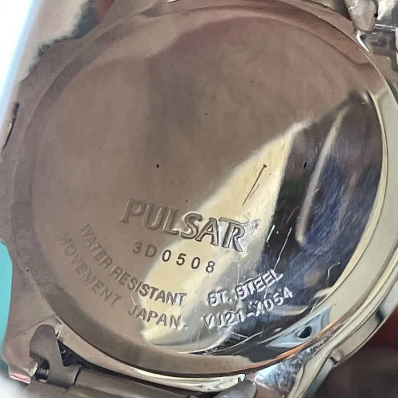 Reloj Pulsar By Seiko Mujer Años 2010s Bisel Con Cristales Vj21