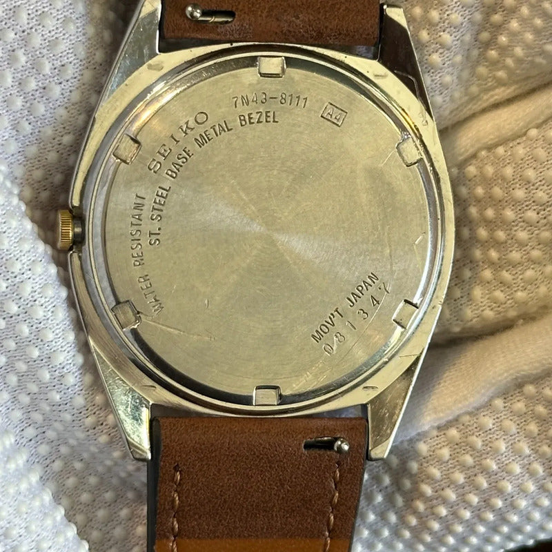 Reloj Seiko Day-date Hombre Años 2000´s Clásico Two Tone Impecable