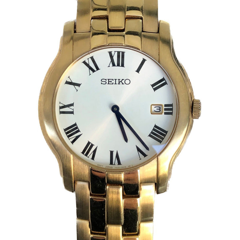 Reloj Seiko Hombre Año 2003 Números Romanos Y Esfera Limpia