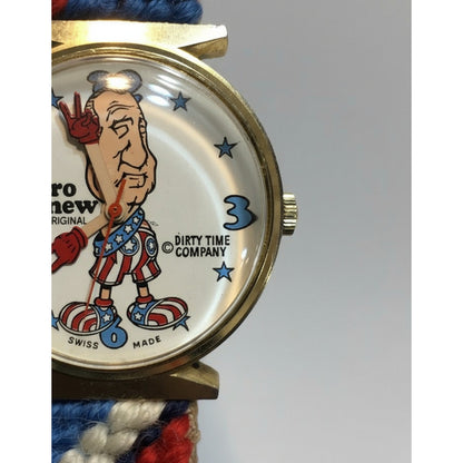 Reloj Spiro Agnew Hombre Mecánico Año 1970 Pieza De Museo