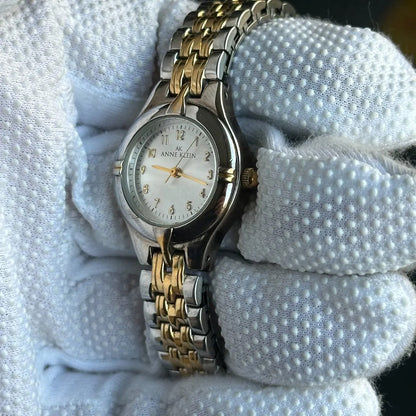 Reloj Anne Klein Mujer 2001 Twotone Pulsera Joya Expandible