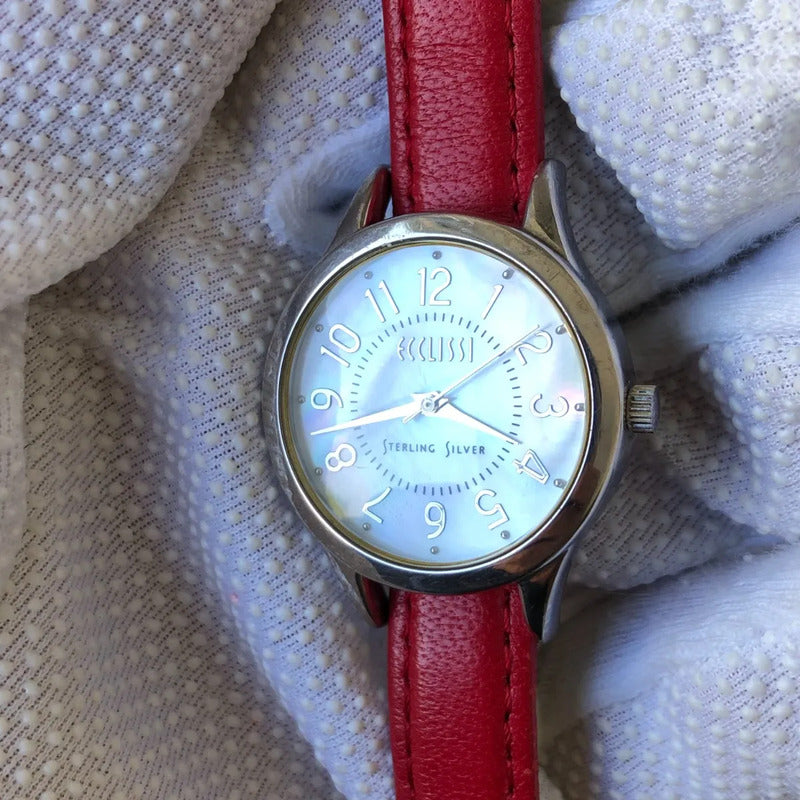 Reloj Ecclissi Mujer Plata 925 Año 2005 Madreperla 30mm
