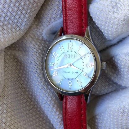 Reloj Ecclissi Mujer Plata 925 Año 2005 Madreperla 30mm