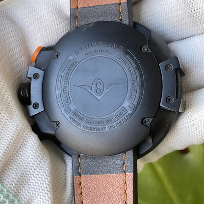 Reloj Stührling Hombre Año 2015 Suizo Taquímetro Y Cronógrafo