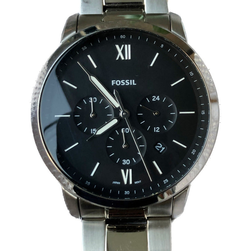 Reloj Fossil Hombre Año 2018 Cronógrafo Neutra  Acero Negro