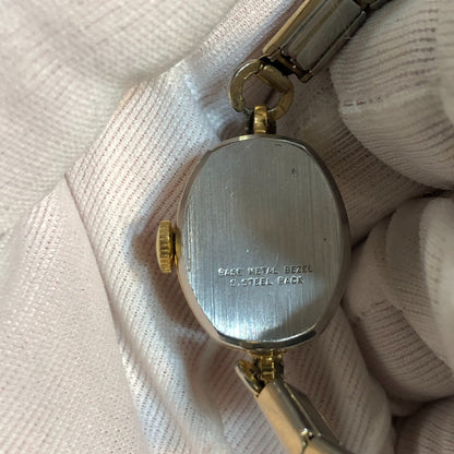 Reloj Timex Mujer A Cuerda Años 70´s Oval Pulsera Expandible