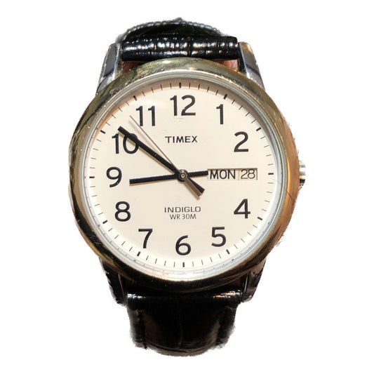 Timex Easy Reader Indiglo Hombre 36mm Año2010 Dial Iluminado