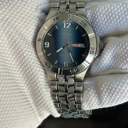 Reloj Armitron Hombre Day-date Año 2002 Columna Luminosa