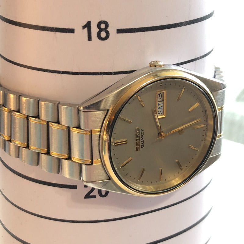 Reloj Seiko Hombre Vintage Año 1997 Two Tone Día-fecha Raro