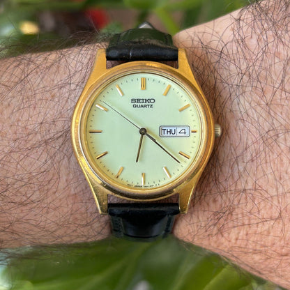 Reloj Seiko Hombre Vintage 1994 Dial Fosforescente Raro 7n43