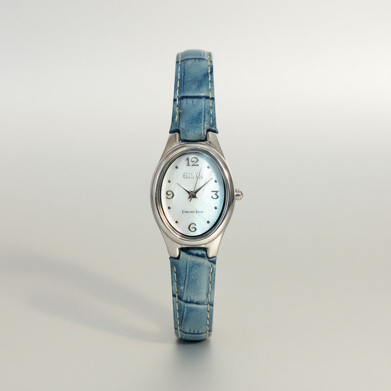 Reloj De Plata 925 Ecclissi Mujer Dial Madreperla Año 2004