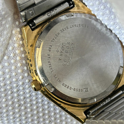 Reloj Seiko Hombre Vintage Año 1980 Quartz Día-fecha