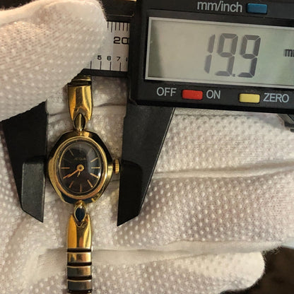 Reloj Acqua By Timex Mujer A Cuerda Vintage Años 80s Dorado