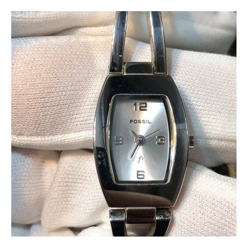 Reloj Fossil F2 Mujer Fines De Los 90´s Escaso Caja Tonneau